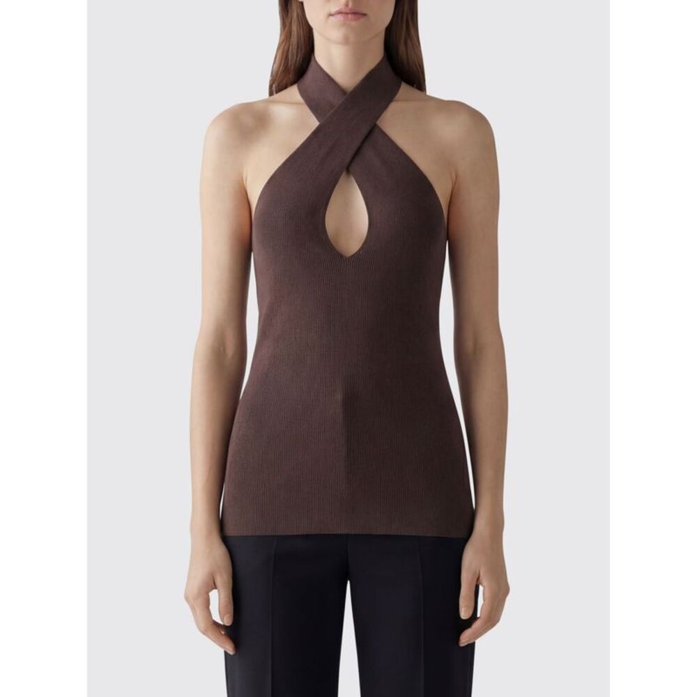 Federica Tosi Top Woman Brown